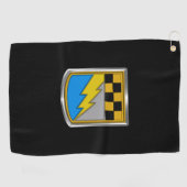 525 Militaire inlichtingenbrigade Gepersonaliseerd Golfhanddoek (Horizontaal)