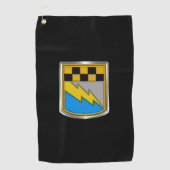 525 Militaire inlichtingenbrigade Gepersonaliseerd Golfhanddoek (Voorkant)