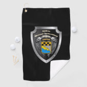 525 Schild van de brigade van de militaire inlicht Golfhanddoek (Insitu)