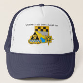 525E MILITAIRE INTELLIGENCE BRIGADE TRUCKER PET (Voorkant)