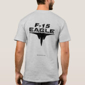 525th FS Classic High Tech Eagle - Licht gekleurd T-shirt (Achterkant)