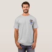 525th FS Classic High Tech Eagle - Licht gekleurd T-shirt (Voorkant volledig)
