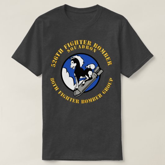 526th Fighter Bomber SQDRN 86th Fighter Bomber Gro T-shirt (Design voorkant)