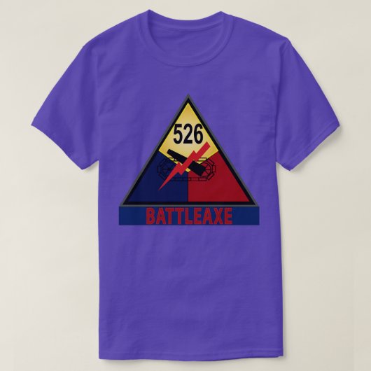 526th Pantserinfanteriebataljon BATTLEAX SSI wo T-shirt (Design voorkant)