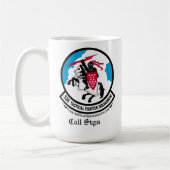 526th TFS Custom Coffee Mok met roepnaam (Links)