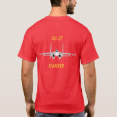 527 AS Flanker (donker Shirt) T-shirt (Achterkant)
