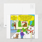 527 gesmolten Cartoon Briefkaart (Voorkant / Achterkant)