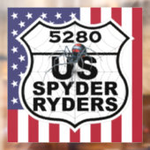 5280 Hoofdstuk - Decal Vlag & Logo (Vel 2)