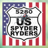 5280 Hoofdstuk - Decal Vlag & Logo (Vel 3)
