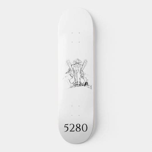 5280 Pistoolheld Persoonlijk Skateboard (Voorkant)