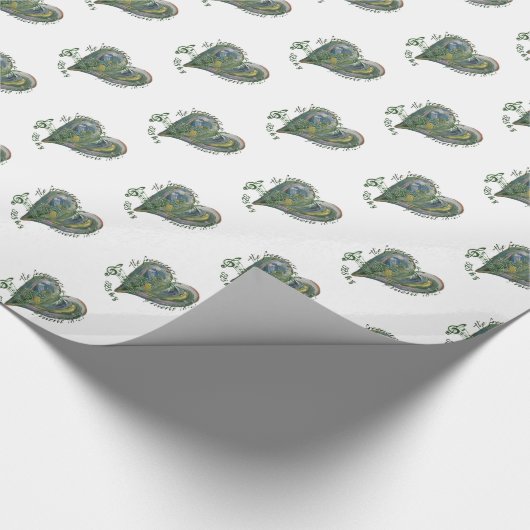 528 hart cadeaupapier (Hoek)