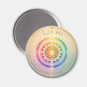 528 Hz Solfeggio Frequentie Magneet (Voorkant / Achterkant)
