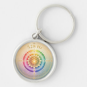 528 Hz Solfeggio Frequentie Sleutelhanger