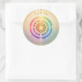 528 Hz Solfeggio Frequentie Sticker (Tas)