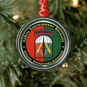 528e duurzaamheidsbrigade metalen ornament