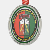 528e duurzaamheidsbrigade metalen ornament (Links)