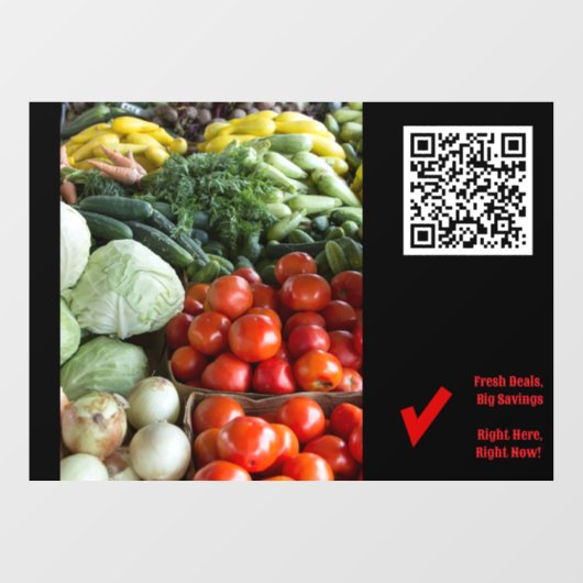 52,00' * 37,56' Kruidenier Raam Raamsticker (Vel)