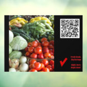 52,00' * 37,56' Kruidenier Raam Raamsticker (Vel 3)