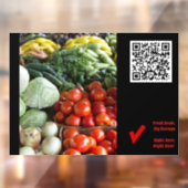 52,00' * 37,56' Kruidenier Raam Raamsticker (Vel 2)