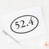 52.4 OVALE STICKER (Envelop)