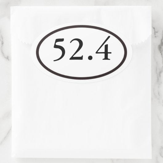 52.4 OVALE STICKER (Tas)