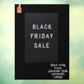 52' * 72' Black Friday Window Cling Raamsticker (Vel 3)