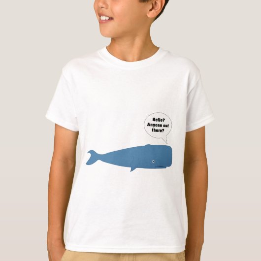 52 Hertz - De langste walvis ter wereld T-shirt (Voorkant)