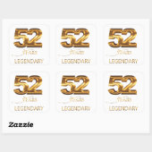 52 jaar legendarische sticker (Vel)