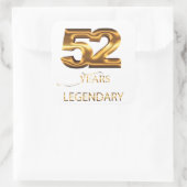 52 jaar legendarische sticker (Tas)