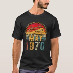 52 jaar oud Geweldige sinds mei 1970 Geschenken 52 T-shirt