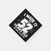 52 Jaar Oud Sarcastisch Meme Grappig 52e Verjaarda Servet (Hoek)