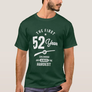 52 jaar oude cadeau   52e verjaardag Cadeauideeën T-shirt
