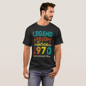 52 jaar oude legering Geweldige sinds 1970 52t T-shirt (Voorkant volledig)
