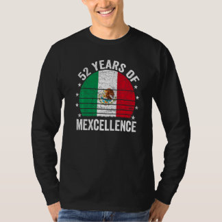 52-jarige Mexicaanse 52e verjaardag Pun Vin T-shirt
