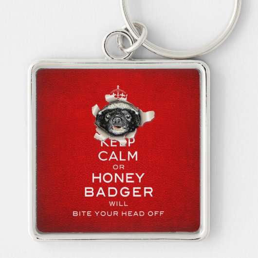 [52] Kalm of honingbadger houden... Sleutelhanger (Voorkant)