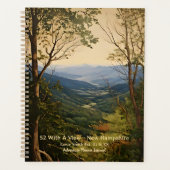52 Met een Uitzicht New Hampshire Mountain Peaks S Planner (Voorkant)