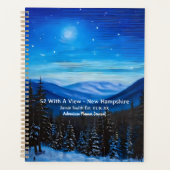 52 Met een Uitzicht New Hampshire Mountain Peaks S Planner (Voorkant)