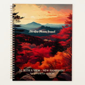 52 Met een Uitzicht New Hampshire Mountain Peaks S Planner (Voorkant)