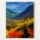 52 Met een Uitzicht New Hampshire Mountain Peaks S Planner (Achterkant)