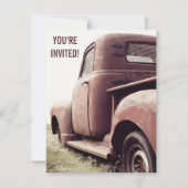 52 Primer  Pickup Truck Party for Old Guy Kaart (Voorkant)