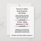 52 Primer Pickup Truck Party for Old Guy Kaart (Achterkant)