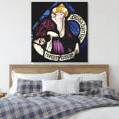 52:Roundel van de profeet Ezekiel, 15e eeuw Canvas Afdruk (Insitu (Slaapkamer))