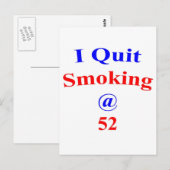 52 Stoppen met roken Briefkaart (Voorkant / Achterkant)