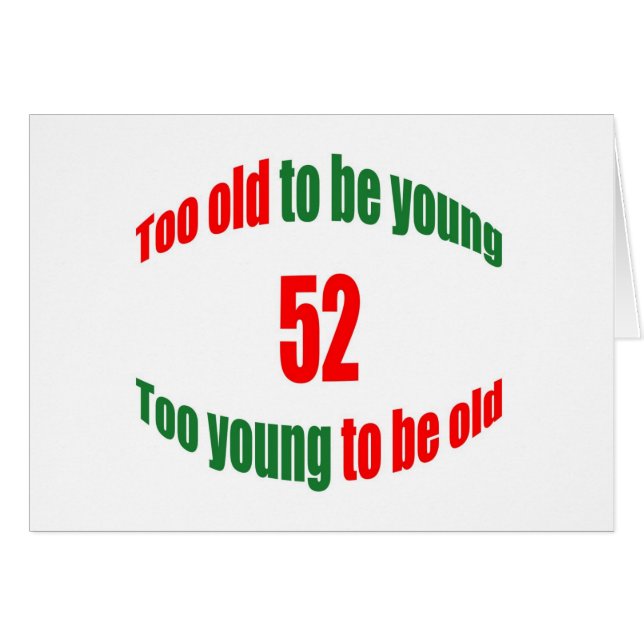 52 Te oud (Voorkant Horizontaal)