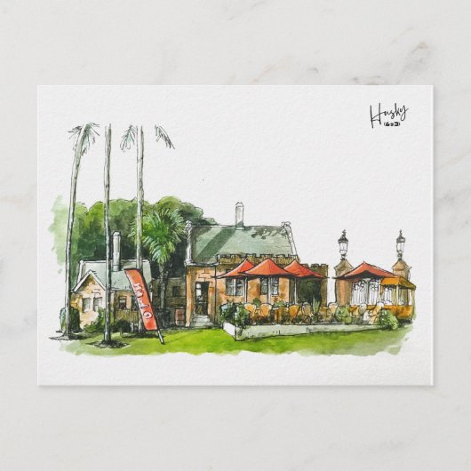 52: Victoria Park Cafe Briefkaart (Voorkant)