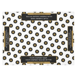 52 "X70" Trade Show tafelkleed Logo Gold White