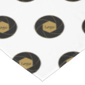 52 "X70" Trade Show tafelkleed Logo Gold White (Gekanteld)