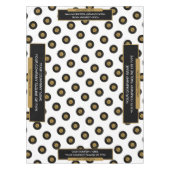 52 "X70" Trade Show tafelkleed Logo Gold White (Voorkant)