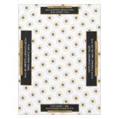 52 "X70" Trade Show tafelkleed Logo Gold White (Voorkant)