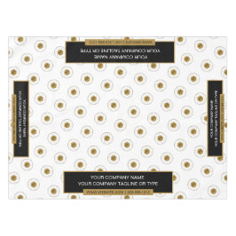 52 "X70" Trade Show tafelkleed Logo Gold White